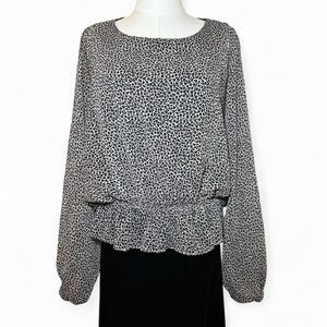 Gilli Animal Print Blouse